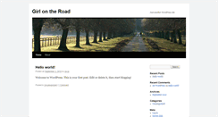 Desktop Screenshot of girlontheroad.com