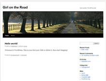 Tablet Screenshot of girlontheroad.com